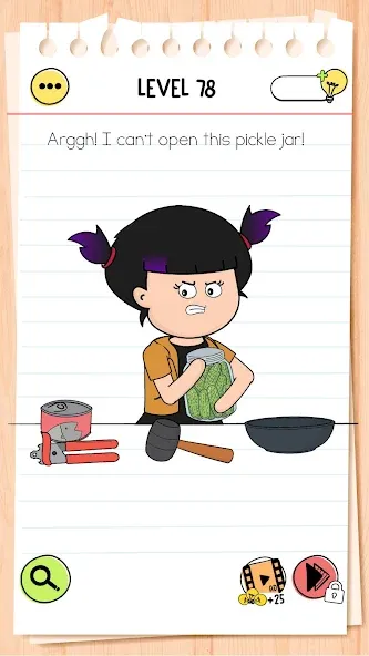 Brain Test 4: Tricky Friends (Брейн Тест 4) [МОД: Деньги, Монеты и Меню MOD] Screenshot 1