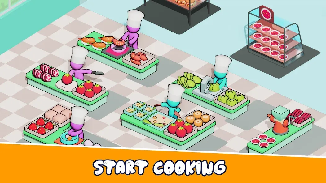 Kitchen Fever: Food Tycoon (Китчен Фивер) [МОД: Все открыто, Дополнительные деньги и Меню MOD] Screenshot 3