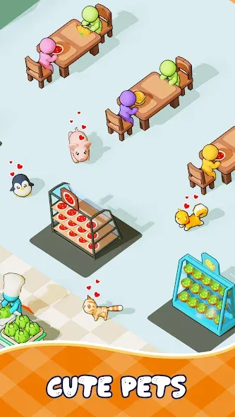 Kitchen Fever: Food Tycoon (Китчен Фивер) [МОД: Все открыто, Дополнительные деньги и Меню MOD] Screenshot 5