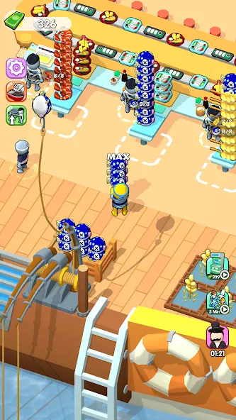 Sea Restaurant - Travel Tycoon (Си Ресторан) [МОД: Бесконечные деньги, Монеты и Мега MOD] Screenshot 1