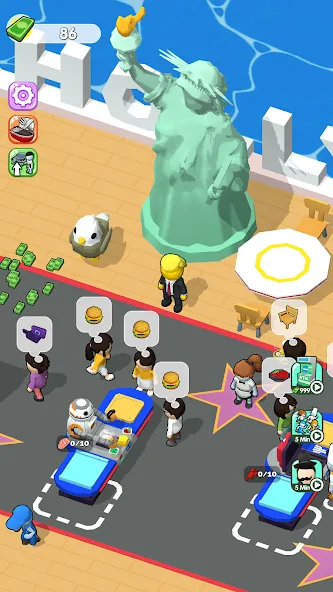 Sea Restaurant - Travel Tycoon (Си Ресторан) [МОД: Бесконечные деньги, Монеты и Мега MOD] Screenshot 3