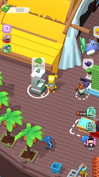 Sea Restaurant - Travel Tycoon (Си Ресторан) [МОД: Бесконечные деньги, Монеты и Мега MOD] Screenshot 5