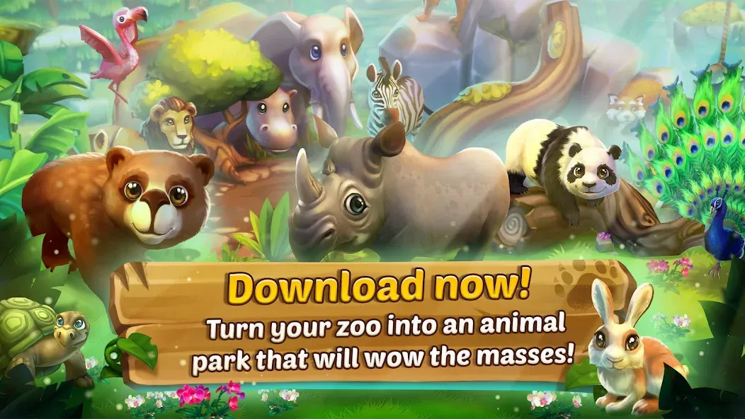Zoo 2: Animal Park (Зу 2) [МОД: Много монет, Открытые уровни и Мега MOD] Screenshot 4