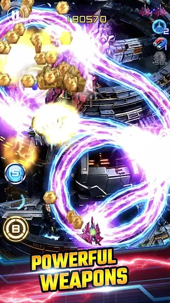 Lightning Fighter 2: Space War (Лайтнинг Файтер 2) [МОД: Все открыто, Дополнительные деньги и Меню MOD] Screenshot 1