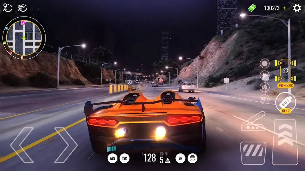 Driving Real Race City 3D (Драйвинг Реал Рейс Сити 3Д) [МОД: Много монет, Открытые уровни и Мега MOD] Screenshot 1