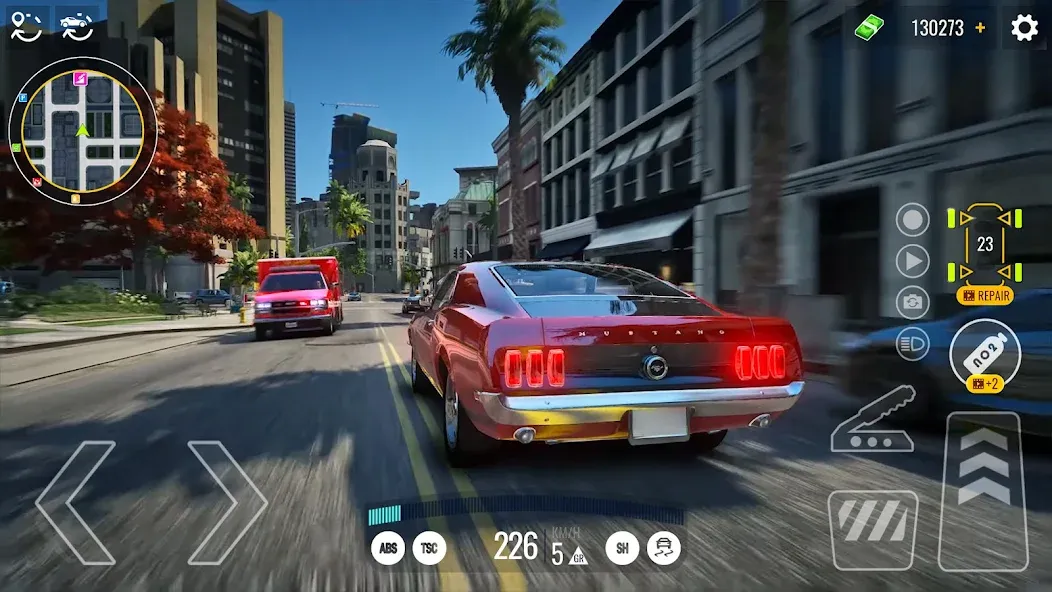 Driving Real Race City 3D (Драйвинг Реал Рейс Сити 3Д) [МОД: Много монет, Открытые уровни и Мега MOD] Screenshot 2