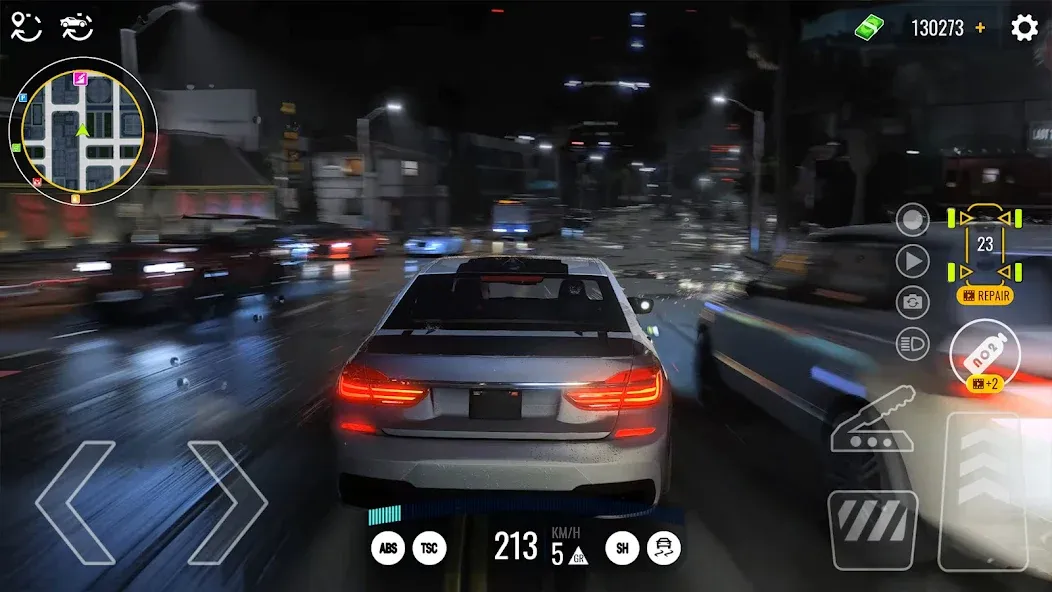 Driving Real Race City 3D (Драйвинг Реал Рейс Сити 3Д) [МОД: Много монет, Открытые уровни и Мега MOD] Screenshot 3