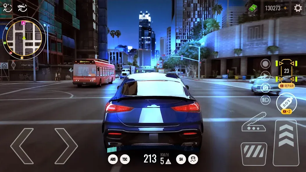Driving Real Race City 3D (Драйвинг Реал Рейс Сити 3Д) [МОД: Много монет, Открытые уровни и Мега MOD] Screenshot 4