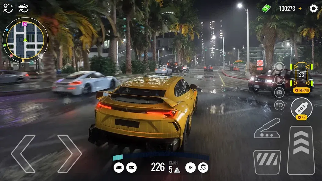 Driving Real Race City 3D (Драйвинг Реал Рейс Сити 3Д) [МОД: Много монет, Открытые уровни и Мега MOD] Screenshot 5