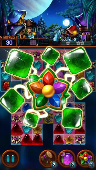 Jewel Galaxy (Джуэл Гэлакси) [МОД: Все открыто, Дополнительные деньги и Меню MOD] Screenshot 1
