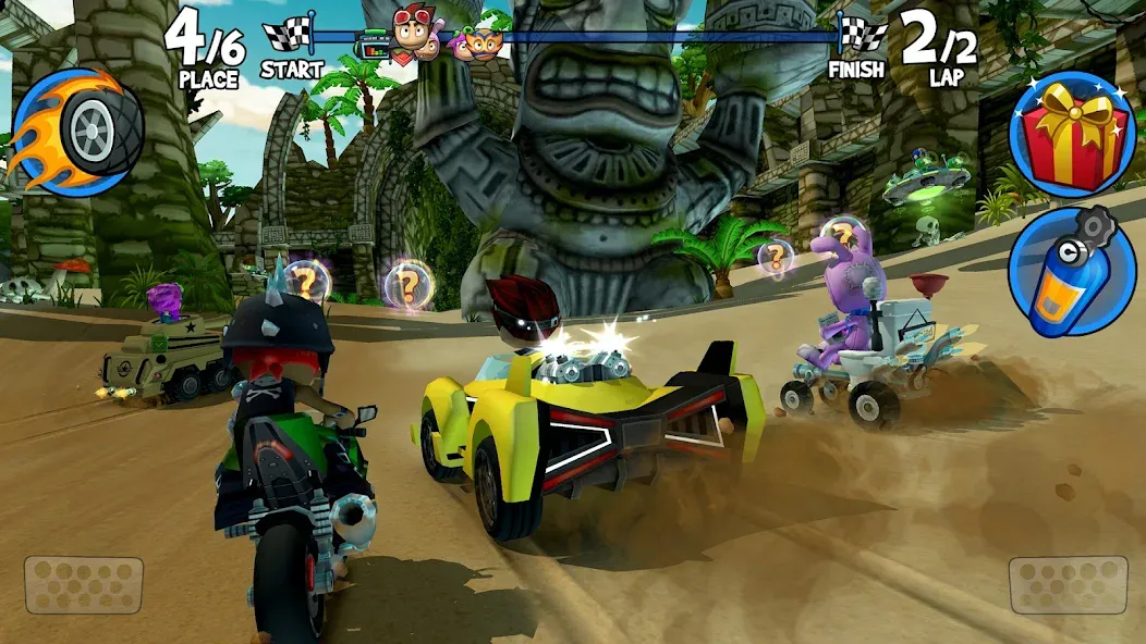 Beach Buggy Racing 2 (Бич Багги Рейсинг 2) [МОД: Бесконечные деньги, Монеты и Мега MOD] Screenshot 1