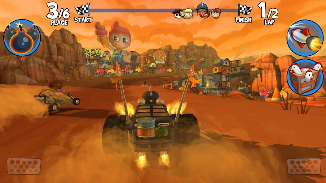 Beach Buggy Racing 2 (Бич Багги Рейсинг 2) [МОД: Бесконечные деньги, Монеты и Мега MOD] Screenshot 3