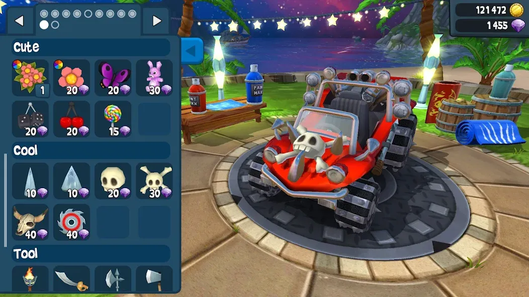 Beach Buggy Racing 2 (Бич Багги Рейсинг 2) [МОД: Бесконечные деньги, Монеты и Мега MOD] Screenshot 4
