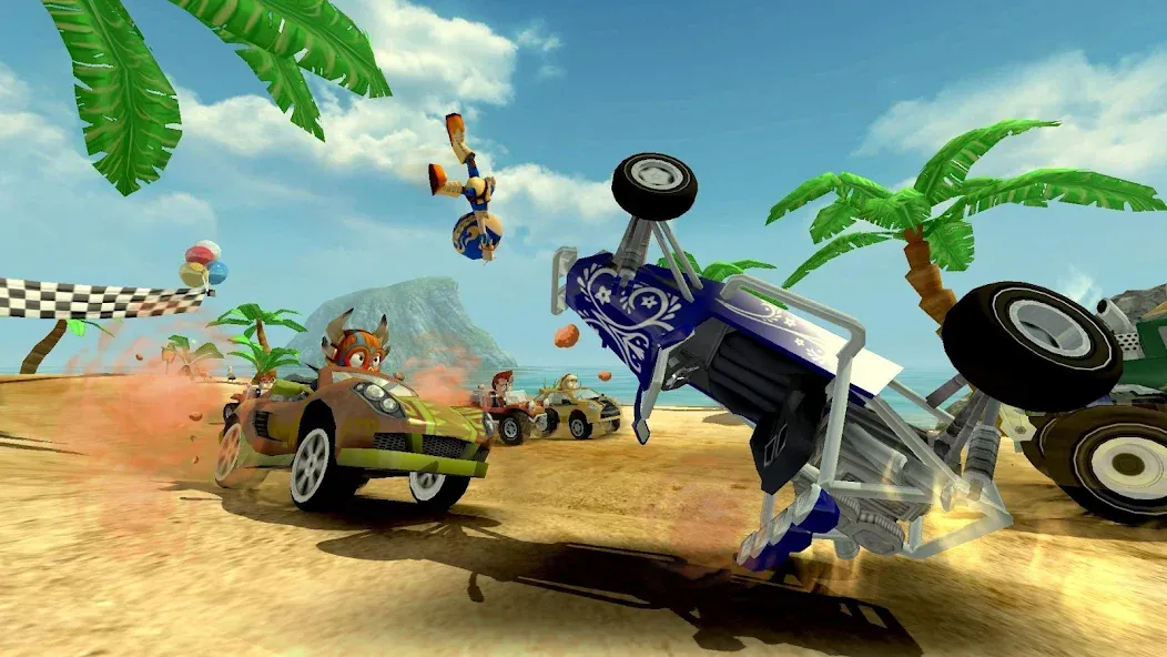 Beach Buggy Racing (Бич Багги Рейсинг) [МОД: Меню, Бесконечные монеты и Открытые уровни] Screenshot 4