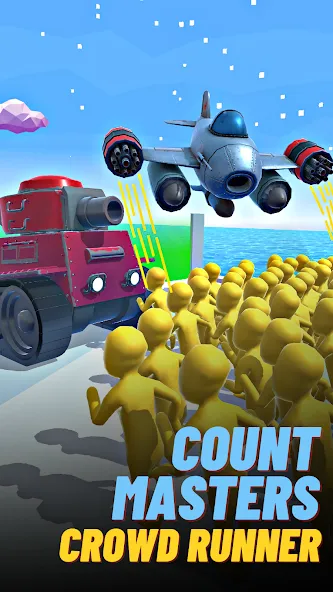 Count Masters Crowd Runner (Каунт Мастерс Крауд Раннер) [МОД: Много денег, Монет и Все открыто] Screenshot 1