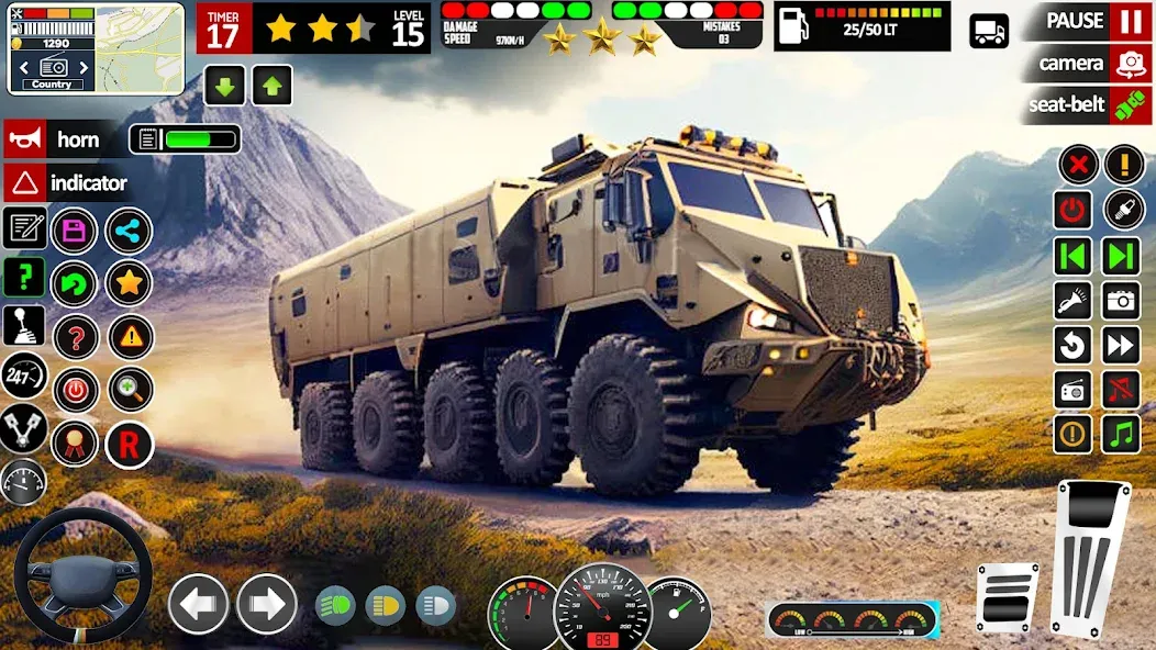 Army Truck Transport Game 2023 [МОД: Деньги, Монеты и Меню MOD] Screenshot 2
