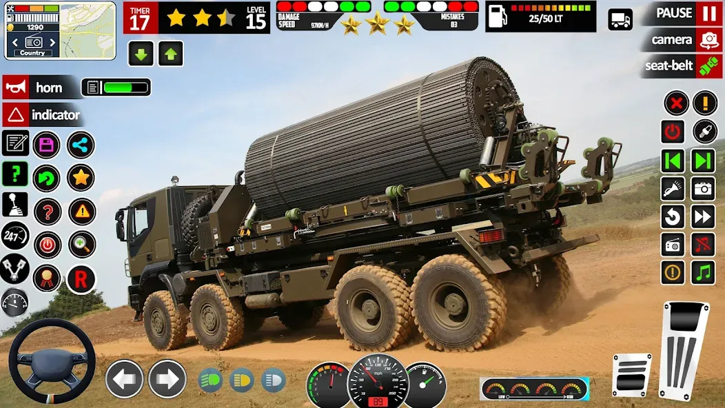 Army Truck Transport Game 2023 [МОД: Деньги, Монеты и Меню MOD] Screenshot 4