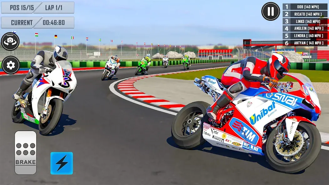 3D Bike Racing Games Offline [МОД: Деньги, Монеты и Меню MOD] Screenshot 2