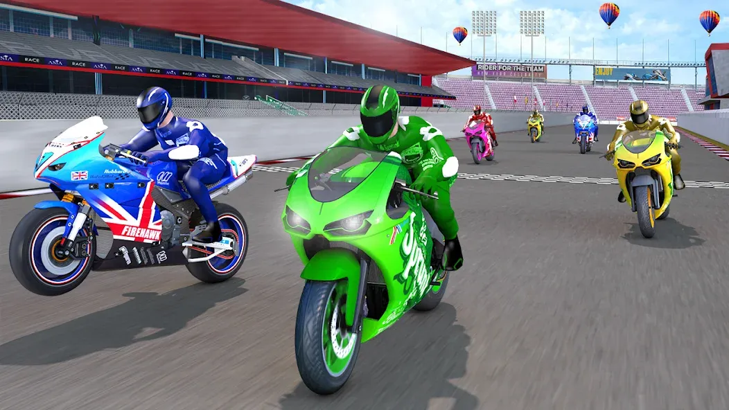3D Bike Racing Games Offline [МОД: Деньги, Монеты и Меню MOD] Screenshot 4