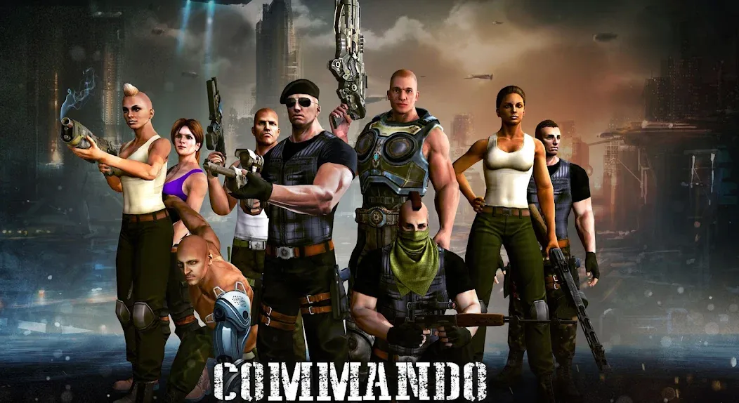 V Commando shooting [МОД: Много денег, Монет и Все открыто] Screenshot 4