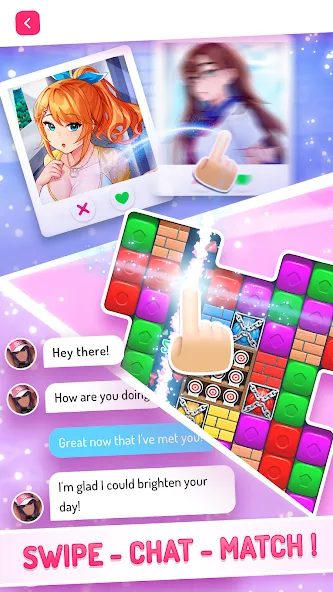 Eroblast: Waifu Dating Sim (Эробласт) [МОД: Бесконечные деньги, Монеты и Мега MOD] Screenshot 1