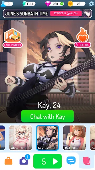 Eroblast: Waifu Dating Sim (Эробласт) [МОД: Бесконечные деньги, Монеты и Мега MOD] Screenshot 4