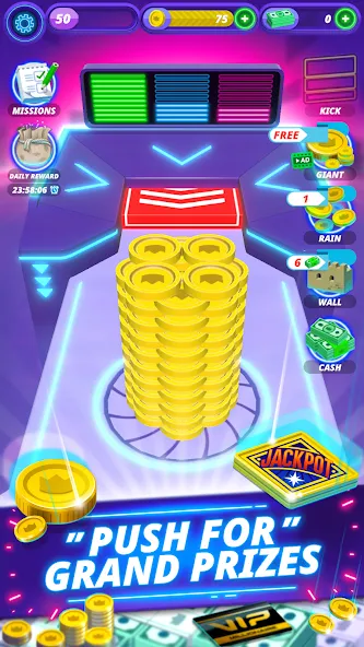 Coin Pusher - Vegas Dozer (Койн Пушер) [МОД: Бесконечные деньги, Монеты и Мега MOD] Screenshot 1
