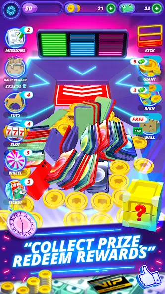 Coin Pusher - Vegas Dozer (Койн Пушер) [МОД: Бесконечные деньги, Монеты и Мега MOD] Screenshot 4