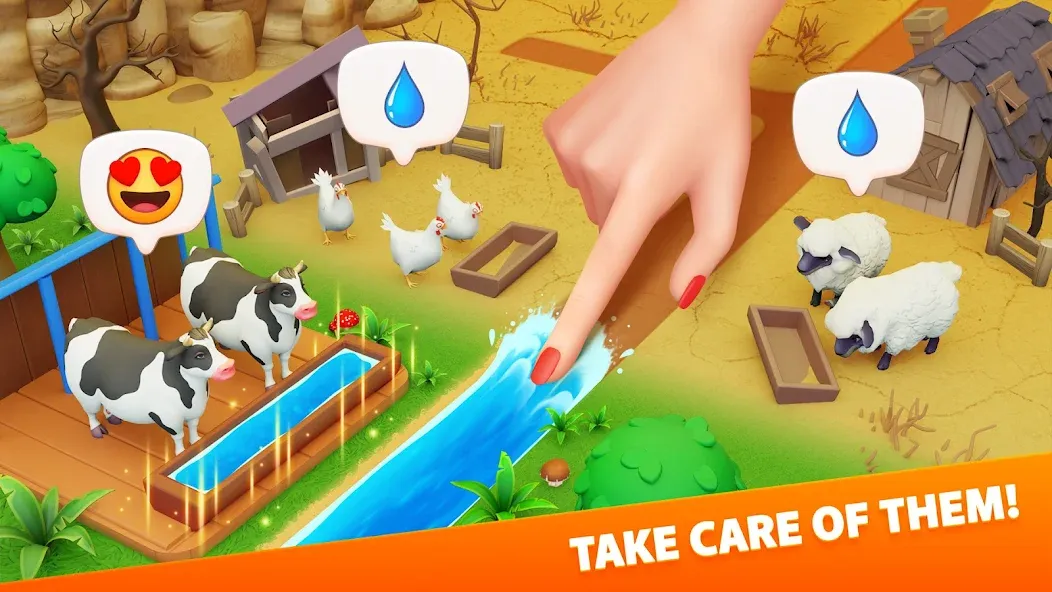Klondike Adventures: Farm Game [МОД: Бесконечные деньги, Монеты и Мега MOD] Screenshot 1