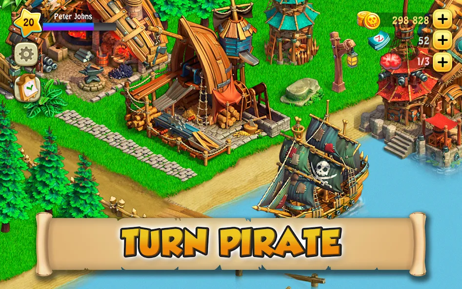 Zombie Castaways [МОД: Меню, Бесконечные монеты и Открытые уровни] Screenshot 4