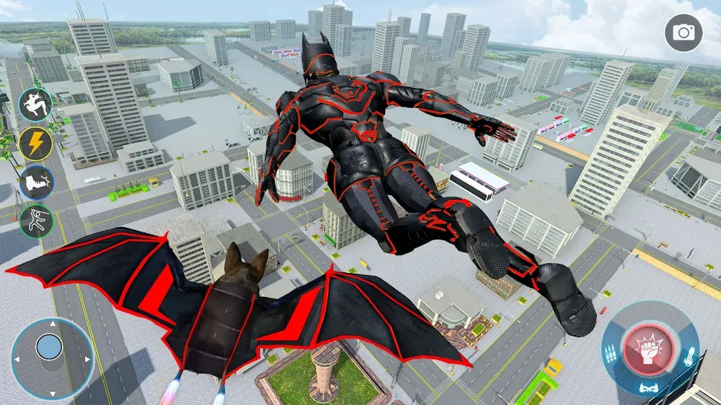 Flying Bat Robot Car Transform (Флайинг Бэт Робот Кар Трансформ) [МОД: Много монет, Открытые уровни и Мега MOD] Screenshot 2