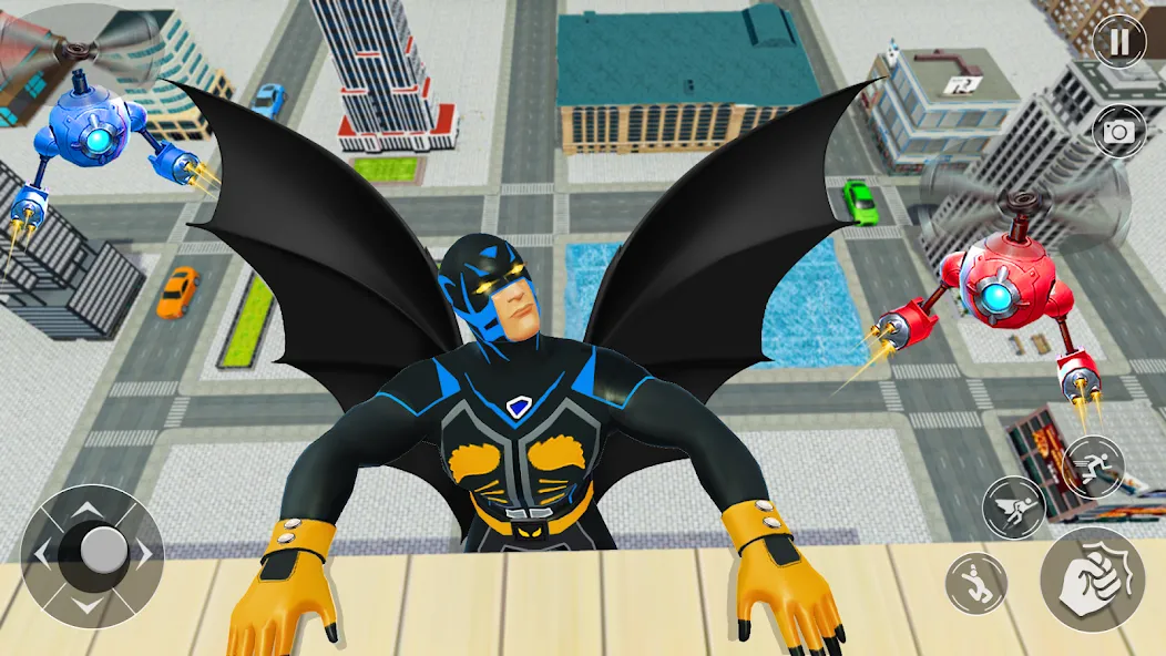 Flying Bat Robot Car Transform (Флайинг Бэт Робот Кар Трансформ) [МОД: Много монет, Открытые уровни и Мега MOD] Screenshot 3