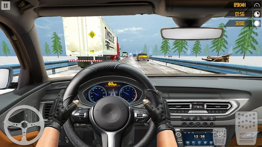 VR Traffic Racing In Car Drive (ВР Трафик Гонки на Автомобиле Вождения) [МОД: Меню, Бесконечные монеты и Открытые уровни] Screenshot 5
