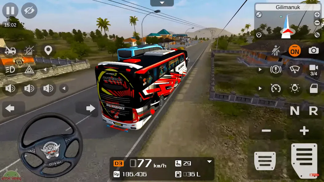 Coach Tourist Bus City Driving [МОД: Бесконечные деньги, Монеты и Мега MOD] Screenshot 1