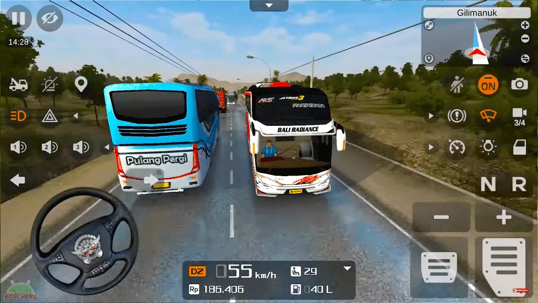 Coach Tourist Bus City Driving [МОД: Бесконечные деньги, Монеты и Мега MOD] Screenshot 5