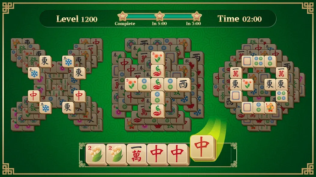 Mahjong Solitaire: 3 Tiles (Маджонг Классик) [МОД: Много денег, Монет и Все открыто] Screenshot 1