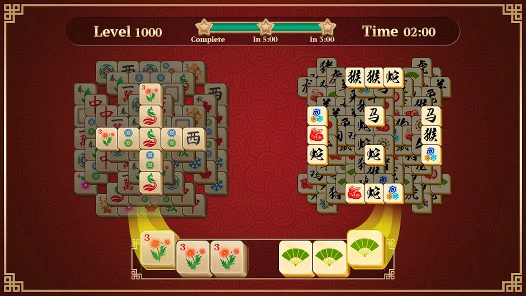 Mahjong Solitaire: 3 Tiles (Маджонг Классик) [МОД: Много денег, Монет и Все открыто] Screenshot 3