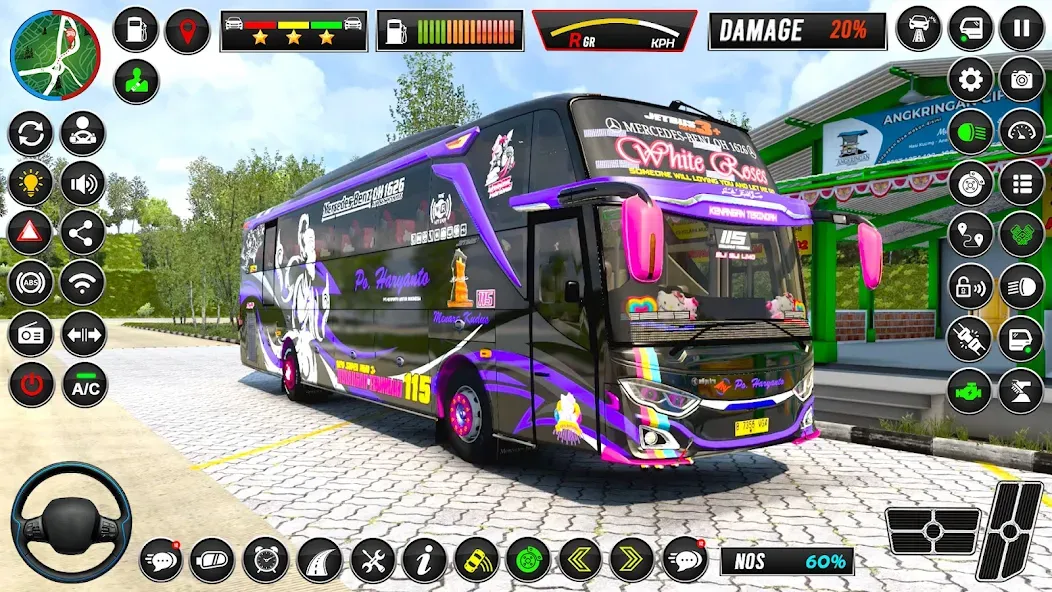 Euro Bus Simulator - Bus Games [МОД: Много денег, Монет и Все открыто] Screenshot 1