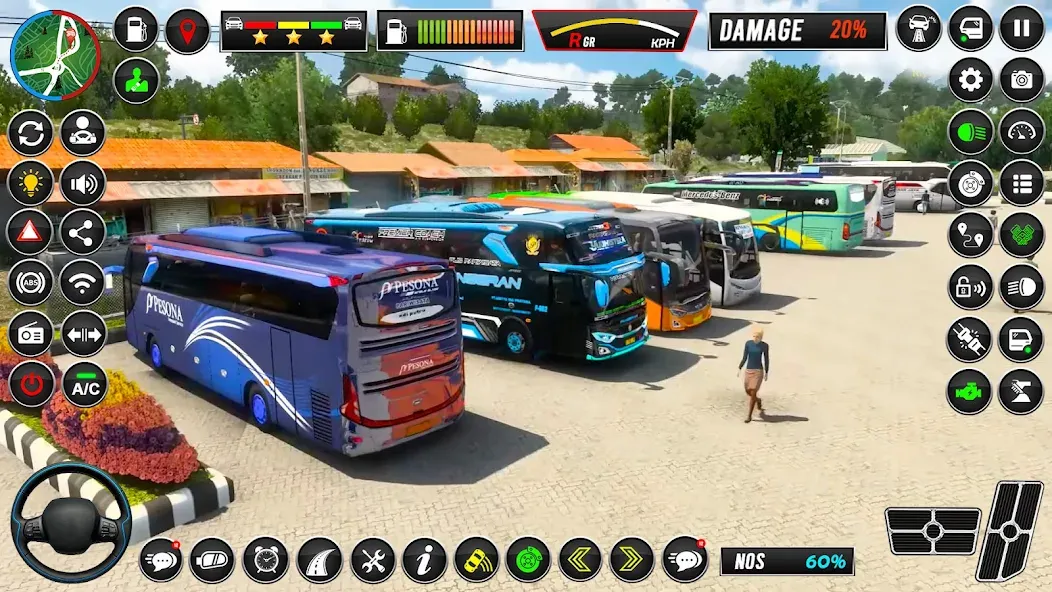 Euro Bus Simulator - Bus Games [МОД: Много денег, Монет и Все открыто] Screenshot 3