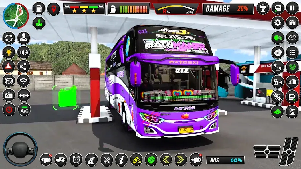 Euro Bus Simulator - Bus Games [МОД: Много денег, Монет и Все открыто] Screenshot 5