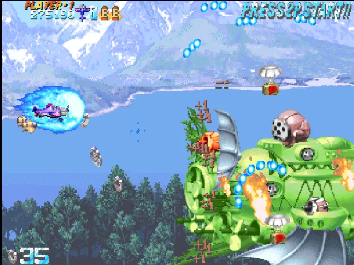 Progear- Airplane Shooter (Прогиа) [МОД: Бесконечные деньги, Монеты и Мега MOD] Screenshot 2