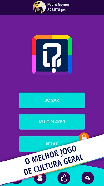 Quizit - Trivia Português (Квизит) [МОД: Деньги, Монеты и Меню MOD] Screenshot 1