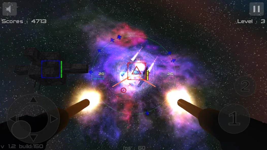 Gunner : Space Defender (Lite) (Ганнер Фриспейс Дефендер Лайт) [МОД: Меню, Бесконечные монеты и Открытые уровни] Screenshot 1