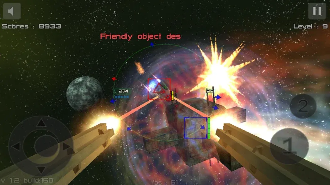 Gunner : Space Defender (Lite) (Ганнер Фриспейс Дефендер Лайт) [МОД: Меню, Бесконечные монеты и Открытые уровни] Screenshot 3