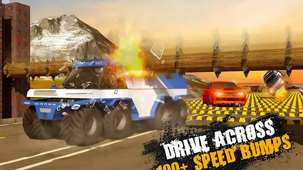 Car Crash Speed Bump Car Games [МОД: Бесконечные деньги, Монеты и Мега MOD] Screenshot 5