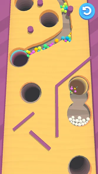 Sand Balls - Puzzle Game (Сэнд Боллс) [МОД: Много денег, Монет и Все открыто] Screenshot 3
