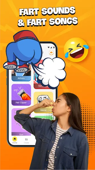 Prank Sounds Haircut, Air Horn [МОД: Бесконечные деньги, Монеты и Мега MOD] Screenshot 3