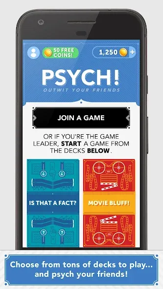 Psych! Outwit your friends [МОД: Много денег, Монет и Все открыто] Screenshot 3