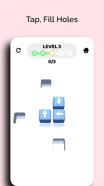 Fill Holes 3D (Фил Хоулс 3Д) [МОД: Бесконечные деньги, Монеты и Мега MOD] Screenshot 3