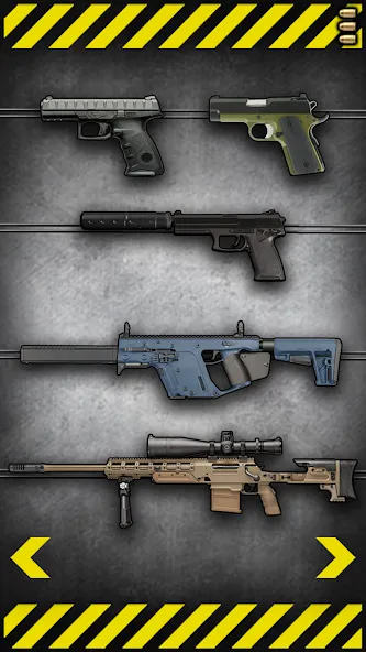 Fire Weapons Simulator [МОД: Много монет, Открытые уровни и Мега MOD] Screenshot 4